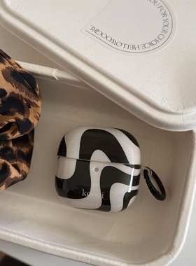 不规则条纹适用华为FreeClip2耳机壳三星buds3pro/2/freebuds7i耳机套6i壳4/4e/se2防摔软壳4i/5i/pro3