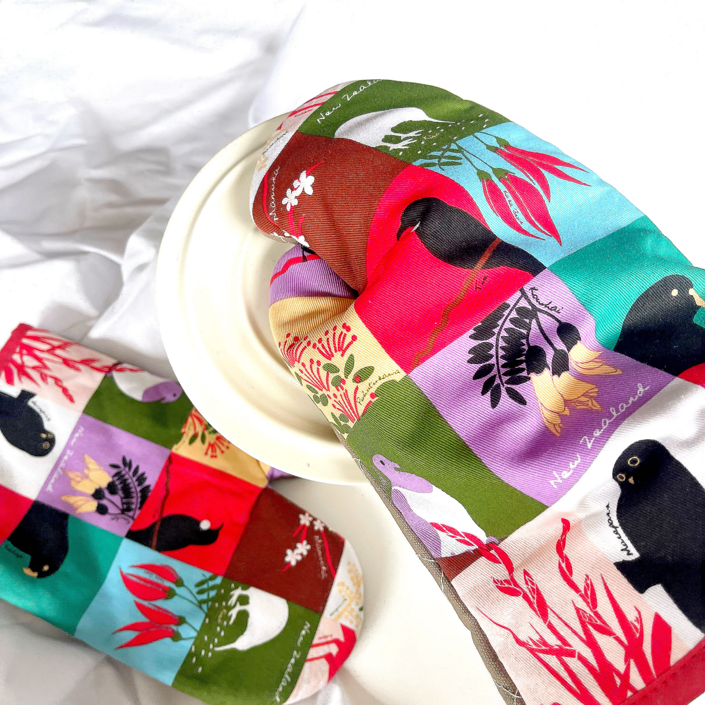 周a家Derek新西兰鸟类微波炉烤箱隔热防烫烘培手套厨房用手套