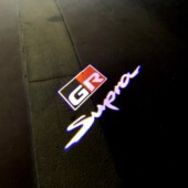 牛魔王5代目改装 高清不褪色投影迎宾灯 丰田SUPRA 适用于2021款