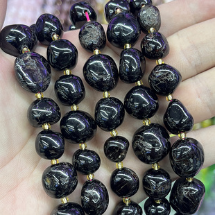 天然红石榴石散珠随形水晶原石手链项链DIY半成品手串饰品配件珠