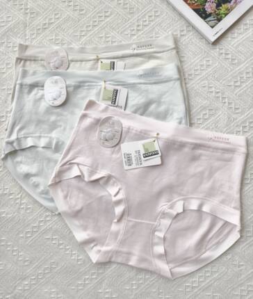 多爱雅品牌女士内裤 95%棉7A抑菌底裆舒适中高腰包臀裤女三角短裤