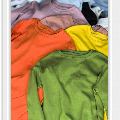 长袖磨毛棉基础款上衣