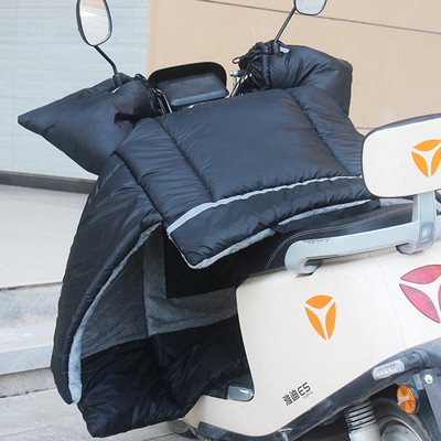 电动车挡风被冬季双面防雨水加厚