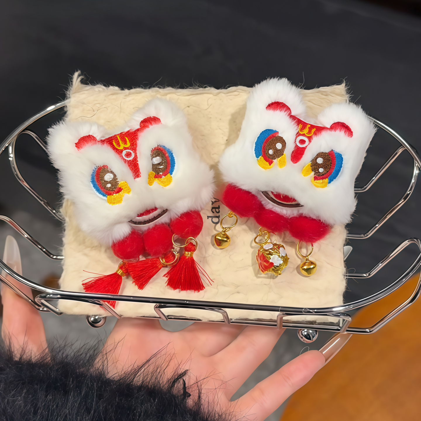 新年醒狮流苏发夹女童2026新款发饰儿童刘海侧边夹发卡夹子头饰,饰品/流行首饰/时尚饰品新,发饰,淘宝优惠券,粉丝福利购,淘宝优惠卷