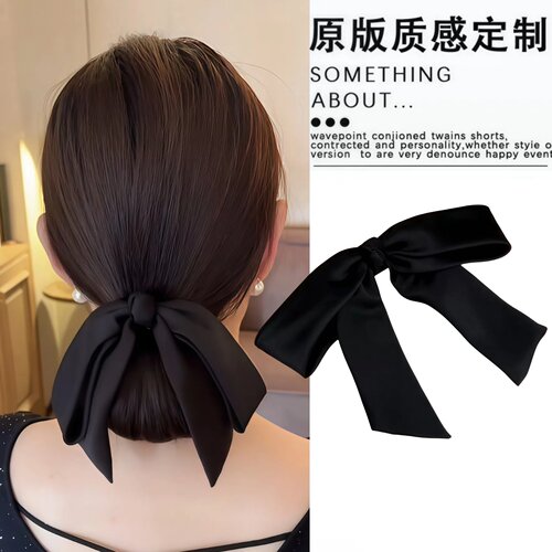 蝴蝶结发夹女一字弹簧夹夹子头饰