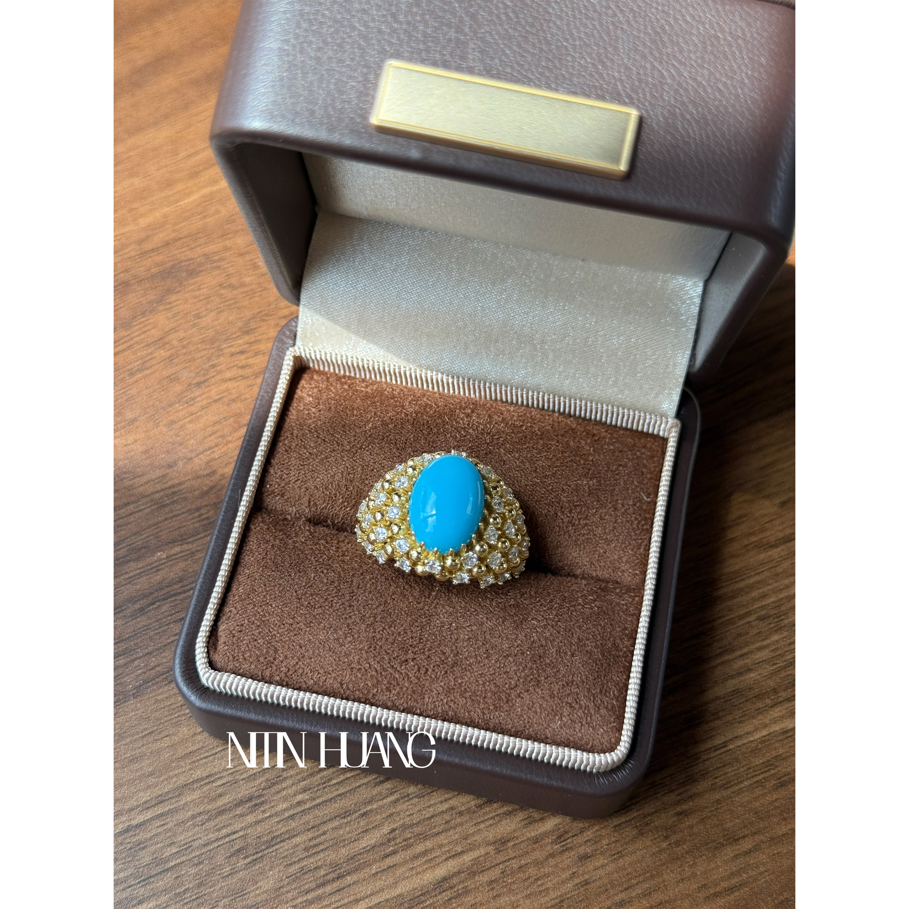 NITINHUANG复古戒指925纯银