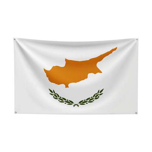 Etsy跨境货源塞浦路斯Cyprus Flag国旗4号旗帜3×5ft厂家temu