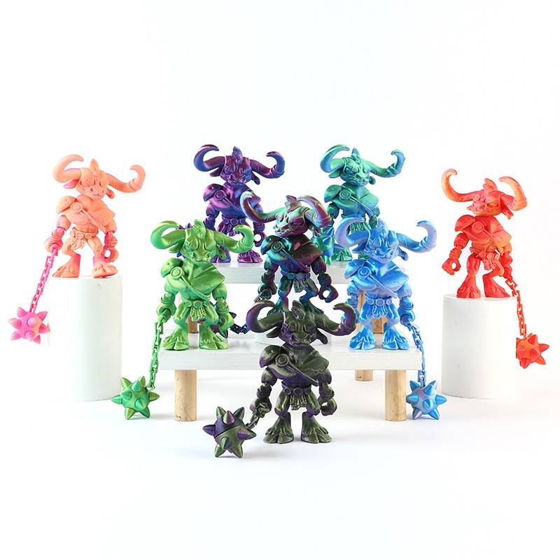 3D打印牛魔王关节可动自由移动摆件手办模型摆摊玩具跨境