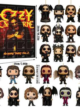 Ozzy Osbourne Motorcycle Bell奥兹·奥斯本倒计时日历盲盒 挂饰