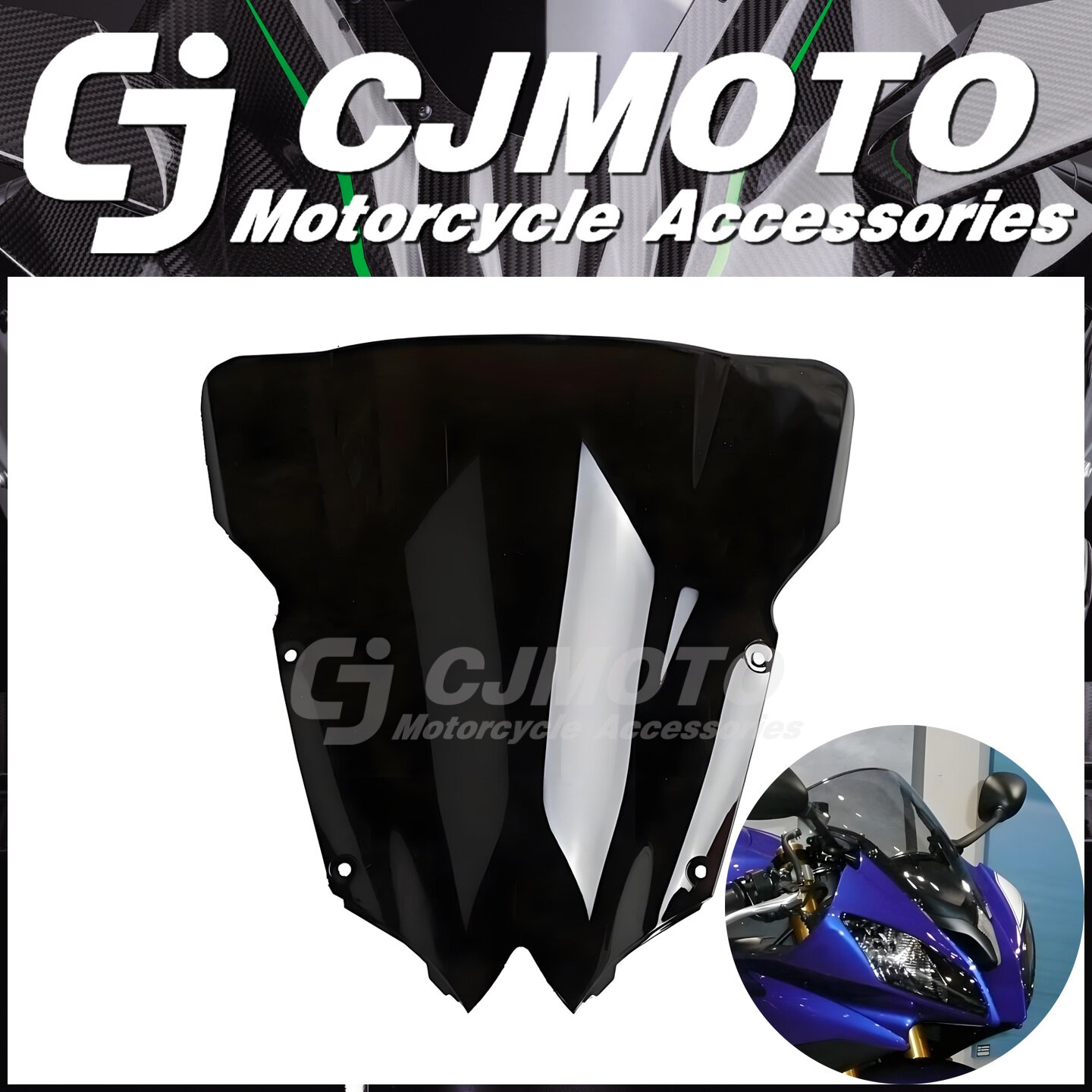 适用于雅马哈YZF600 R6 08-16年挡风玻璃风挡导流罩防风镜高品质