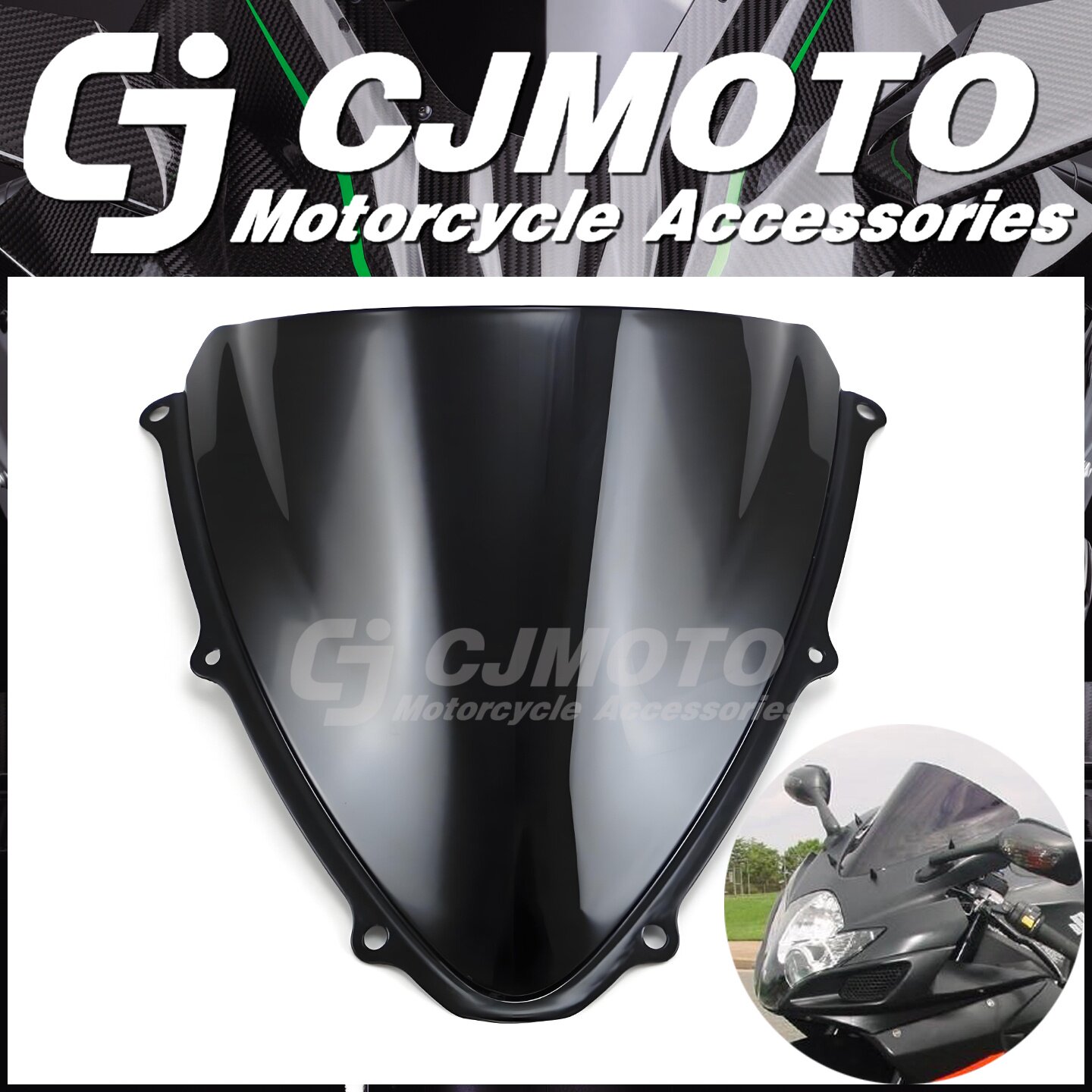 适用于铃木小R GSXR600 750 06 07 K6前挡风玻璃风挡导流罩高品质