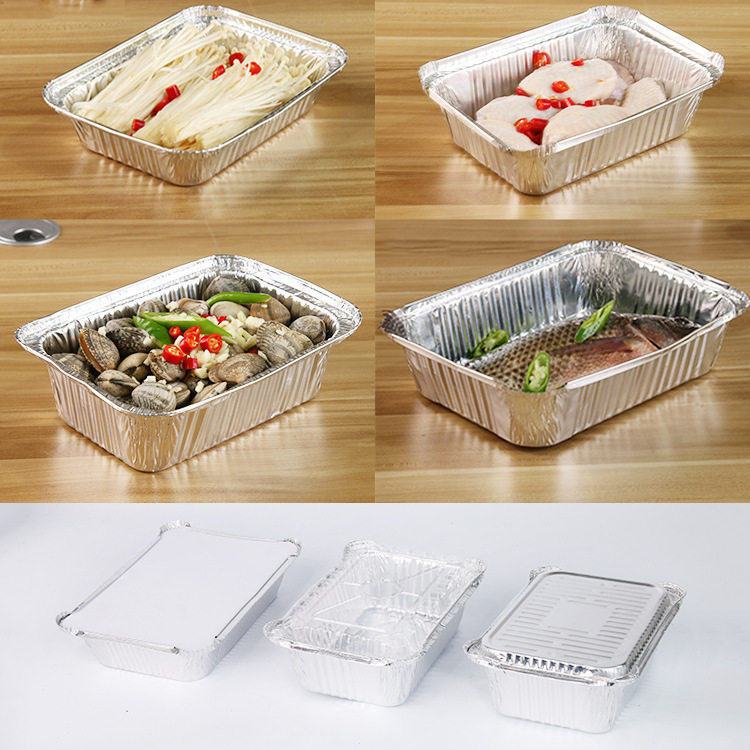 锡纸盒烧烤长方形商用家加厚空气炸锅铝箔餐盒打包一次性饭盒,餐饮具,一次性餐盒,淘宝优惠券,粉丝福利购,淘宝优惠卷