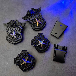 【配件】项链DIY暗黑色波洛扣配件质感中品质奇异造型雷克机车扣