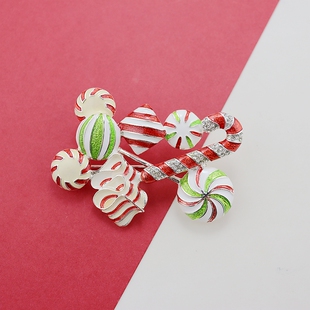 NAPIER欧美圣诞节新款 配件礼盒胸章圣诞节徽章卡通 个性