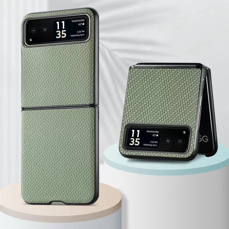 适用摩托诺拉40折叠炭纤维保护壳