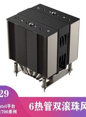 COOLSERVER 金钱豹 1700/1851平台 CPU散热器6热管4U塔式 R29