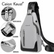 胸包男士 Ceion Keust新款 包包胸前斜挎包单肩包休闲学生小挎包潮