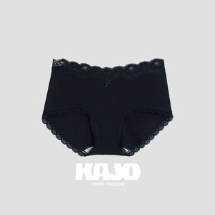 2条装 舒适透气 25AW056 桑蚕丝档无痕三角底裤 KAJO蕾丝花边内裤