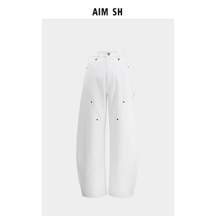 AIM 女士 弯刀裤 阔腿长裤 卡哈特工装 新品