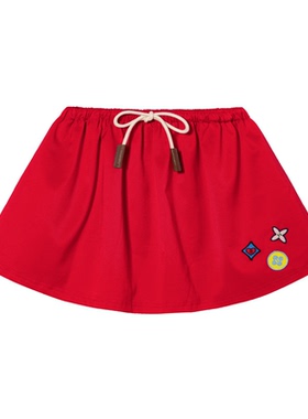 SOFITTE 25AW蓬蓬裙半身裙女短裙绣标设计感a字裙修身显瘦时尚