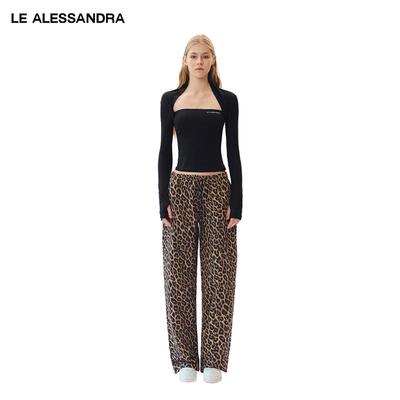 LEALESSANDRA丝亲肤长袖打底