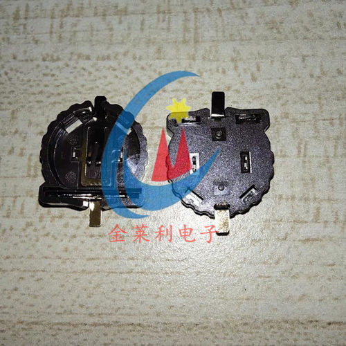 CR1220电池座 CR122x0 贴片纽扣电池座 引脚金镀 耐高温280