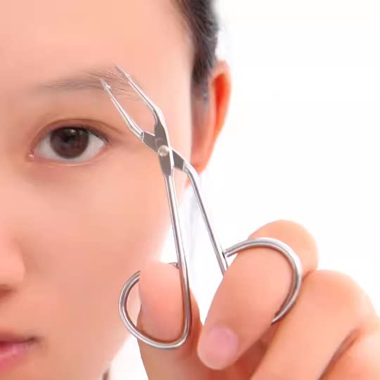不锈钢拔毛夹 美容美妆工具 优质进口不锈钢眉钳/修眉夹/修眉钳