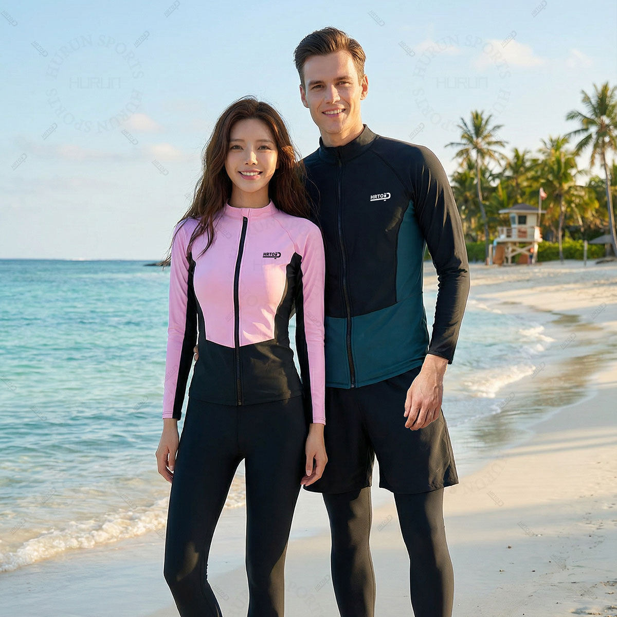 新款潜水服男女分体情侣套装防晒长袖浮潜泳衣女速干冲浪服水母衣,运动/瑜伽/健身/球迷用品,连体泳衣,淘宝优惠券,粉丝福利购,淘宝优惠卷