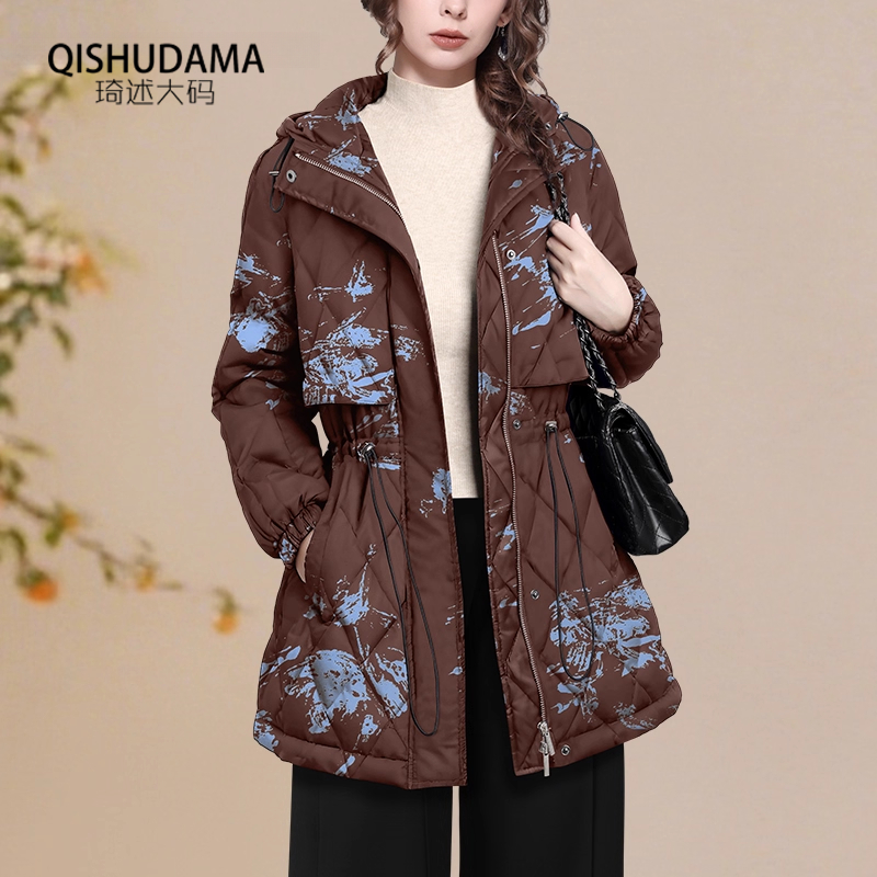 欧洲站高级感90白鸭绒羽绒服