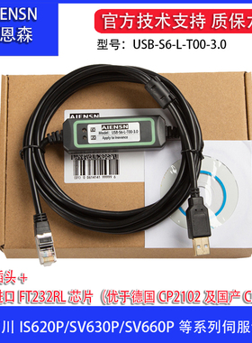 适用汇川IS620P /600P/SV660N/SV630P伺服调试线 通讯下载数据线