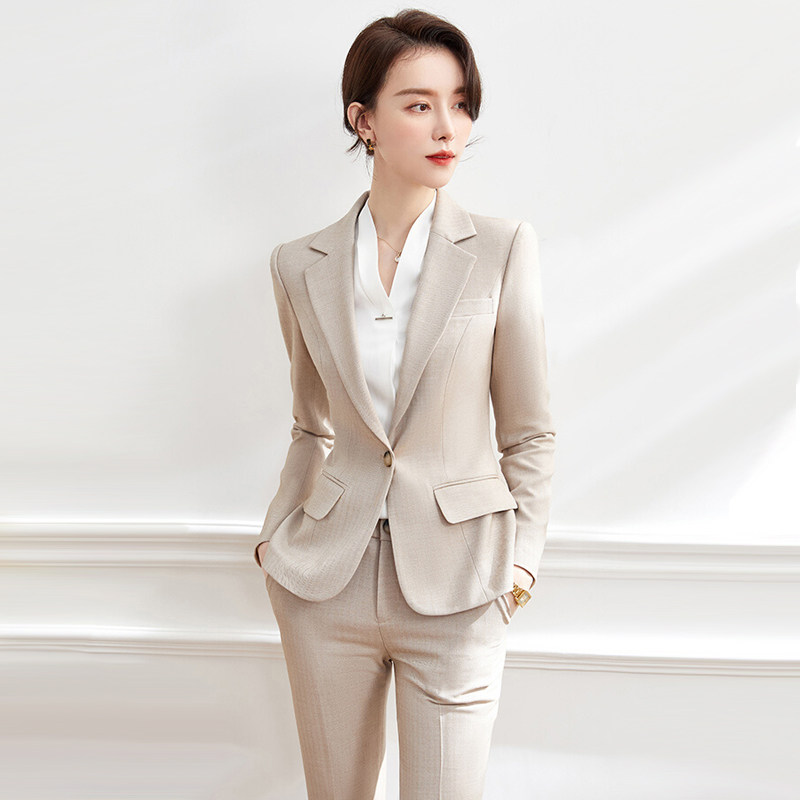 时尚气质女神范前台接待工作服