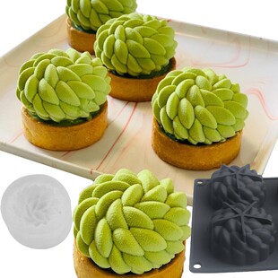 大师新款圣安娜花朵慕斯蛋糕甜品西点雪糕硅胶法式创意菜烘焙模具