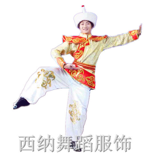 促销原版蒙古族摔跤舞舞蹈演出 舞台演出服装 精品男裤装