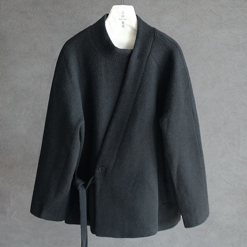 秋季新款男士休闲汉服大衣