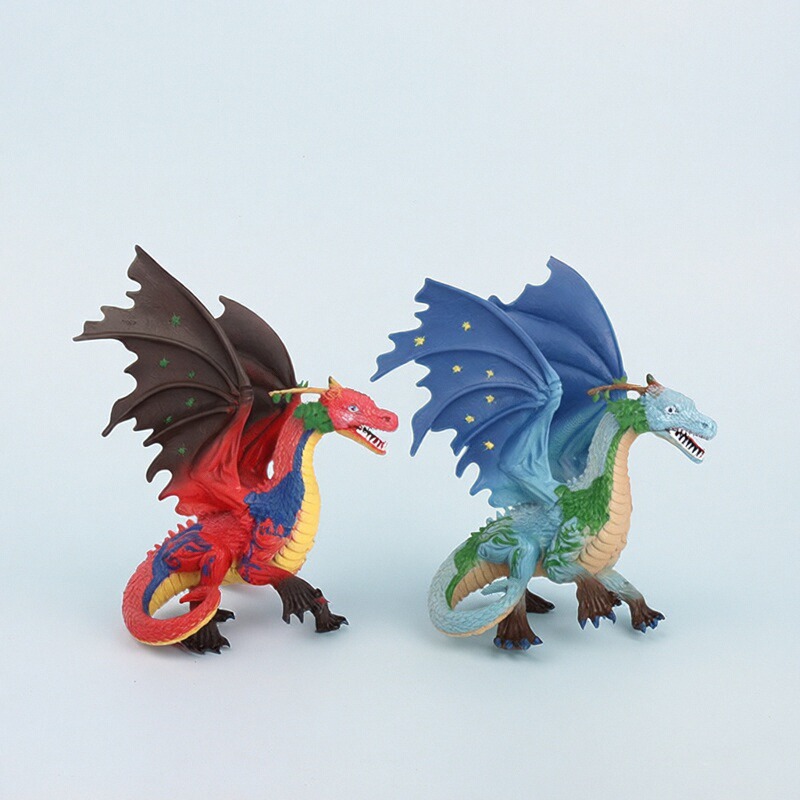 仿真实心神话魔兽动物模型飞龙怪兽 地球龙 儿童认知手办摆件玩具