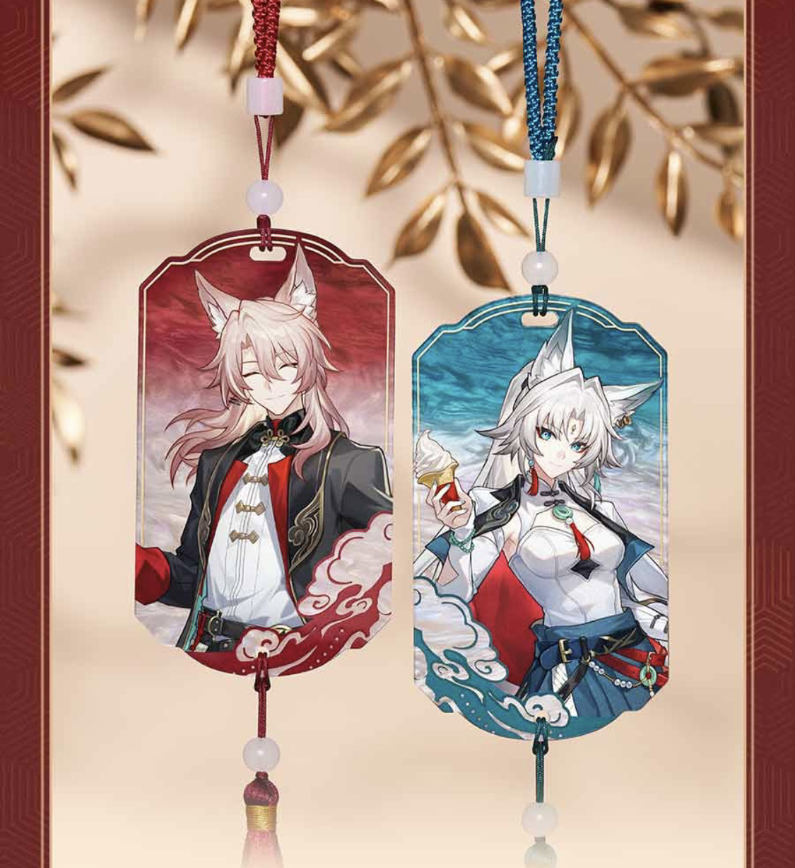 星穹铁道KFC联动周边亚克力挂件徽章三月七丹恒镭射车票吸管崩坏