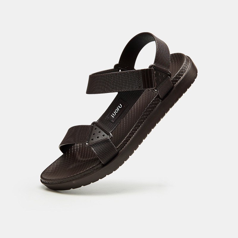 LUO FU 2022 MENS NEW SUMMER MENS OUTDOOR OPEN-TOE SANDALS TOE SANDALS TOE SANDALS ARE WORN EXTERNALLY NON-SLIP WEAR-RESISTANT AND CASUAL