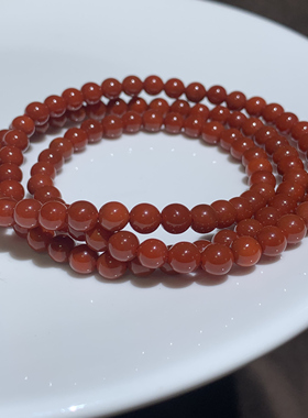 中式国风吉韵红玛瑙成品百搭爆款