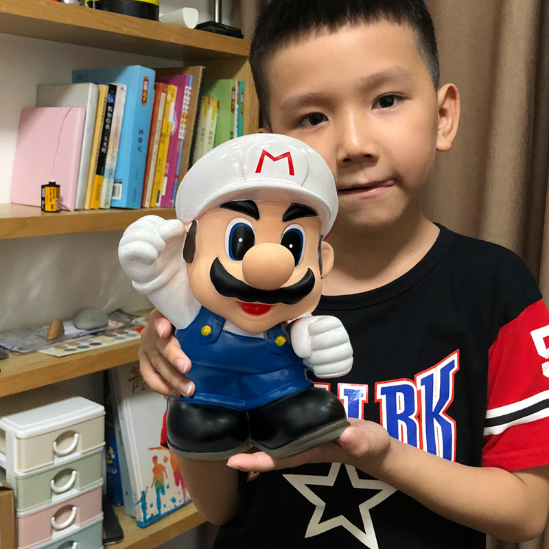 超級馬里奧兄弟搪膠摔不壞存錢罐