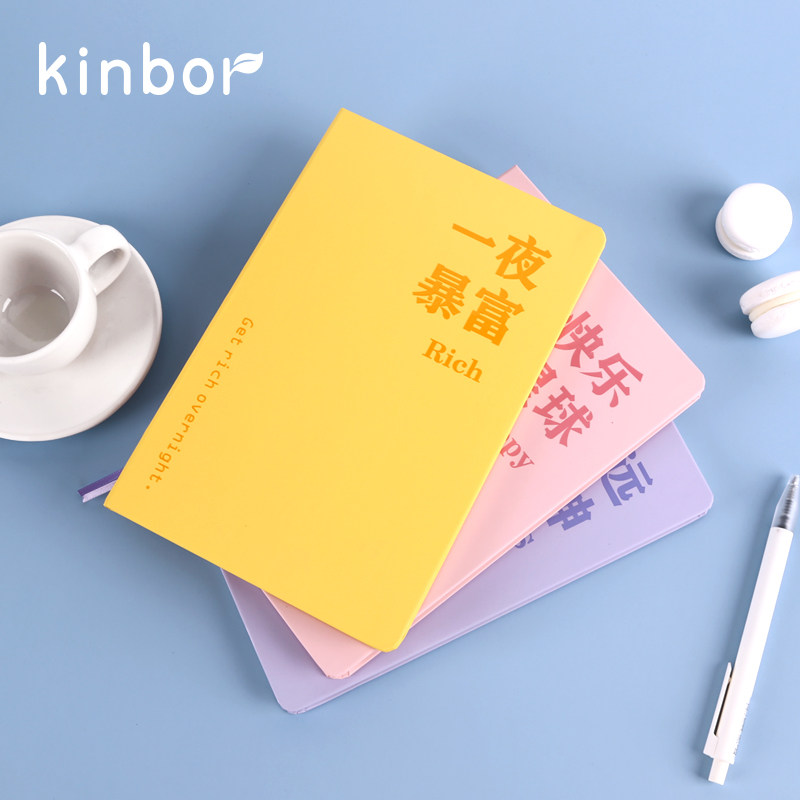 kinbor一夜暴富方格本笔记本A5图片