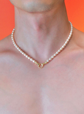 玫瑰的故事天然珍珠项链小米珠无暇精品男士女士同款