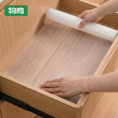 物鸣厨房抽屉垫纸橱柜防潮垫透明无背胶防尘垫防水防油防滑垫子