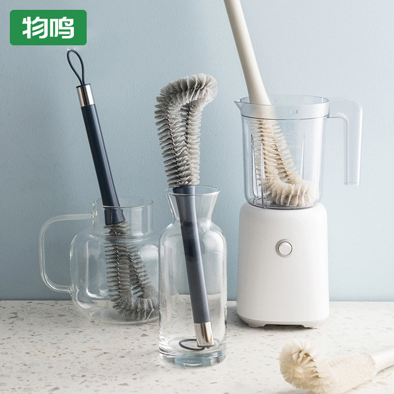 物鸣二合一杯刷家用破壁机清洗刷长柄可拆卸吸管刷杯盖专用清洁刷