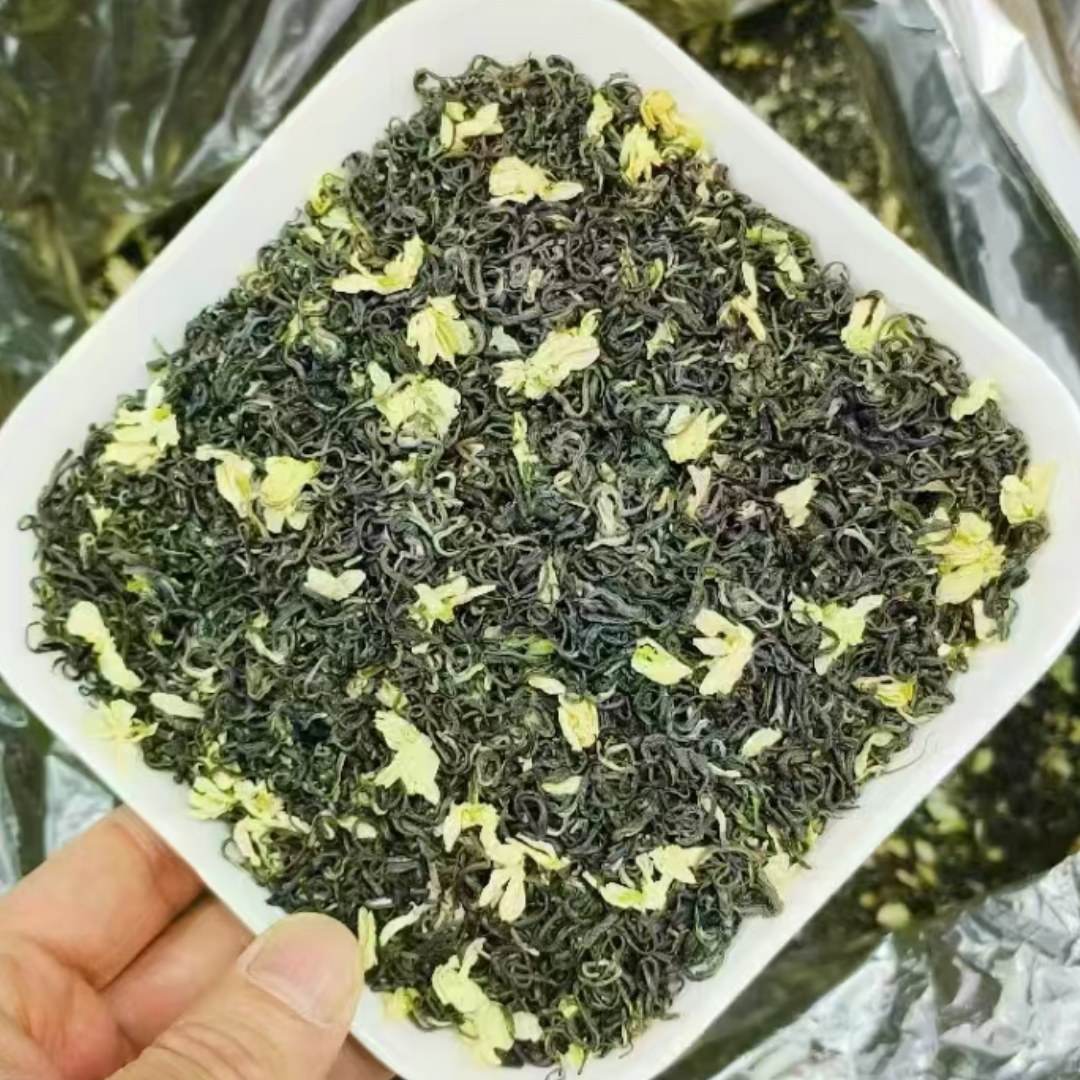 2026年新茶川派茉莉花茶卷曲茉莉飘雪花茶浓香型250克散装