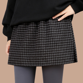 屁帘女下摆打底裙短裙秋冬打底裤 遮挡神器裙子鲨鱼裤 遮屁股半身裙