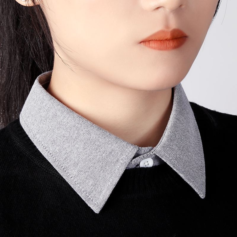 假领子百搭女假领高档新款尖领