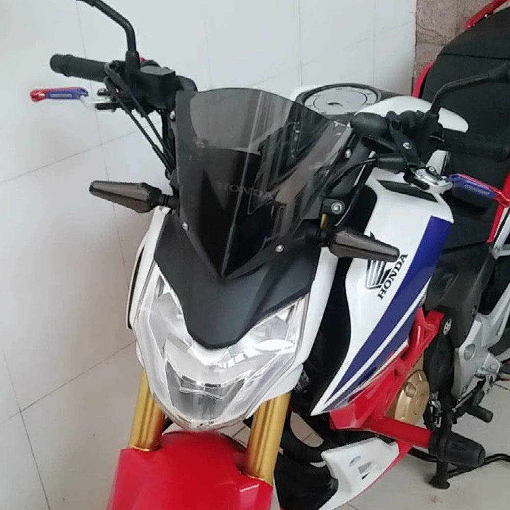 适用新大洲本田暴风眼 CB190R CBF190R国三国四改装前挡风玻璃件