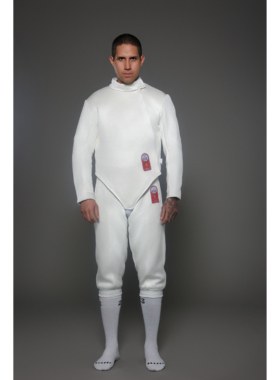 上海健力冰丝800N花重佩FIE,CFA比赛服剑协认证通过国内国际比赛