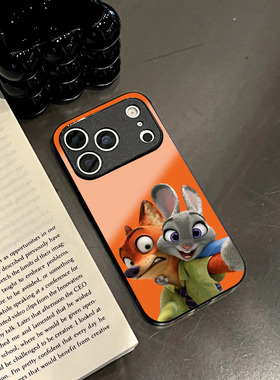 疯狂动物城2手机壳iPhone17promax玻璃17Air橙色新款16pro全包男女情侣款14/13小米17pro华为p80/mate80新款