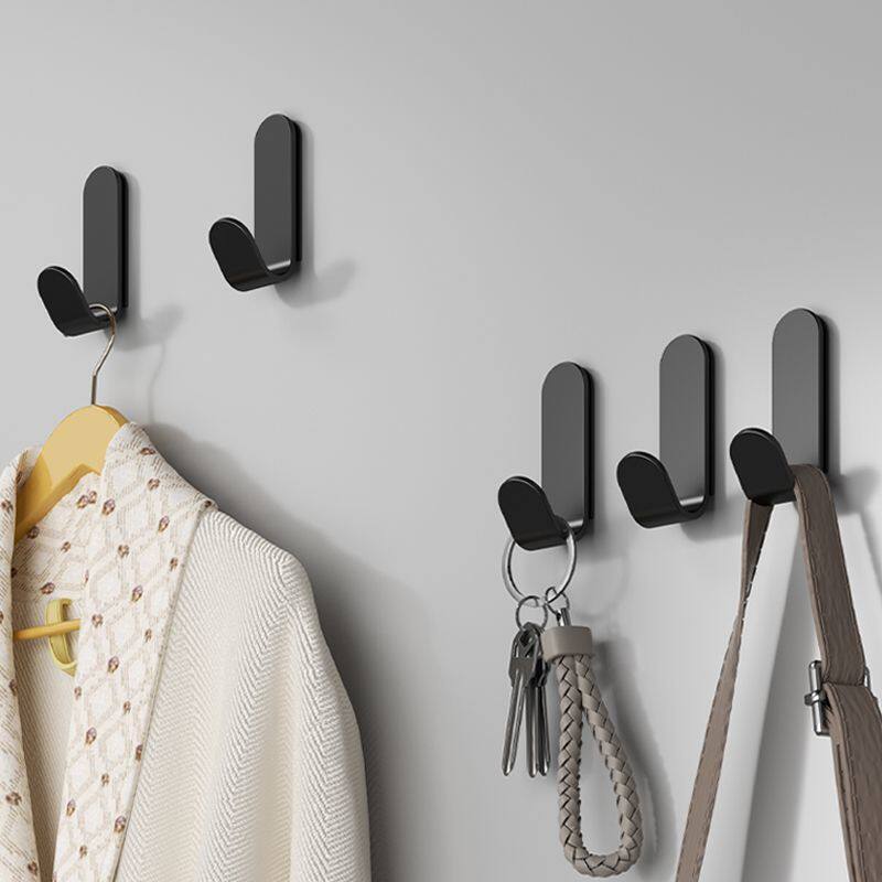 碳钢挂钩免打孔强力承重无痕厨房墙壁粘胶门后粘钩衣服挂架卫生间